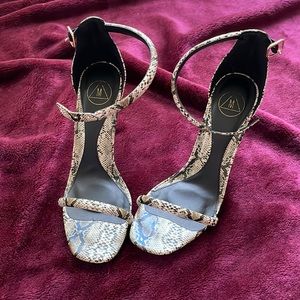 Snake skin heels